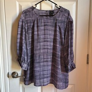 Worthington Geometric Print Blouse